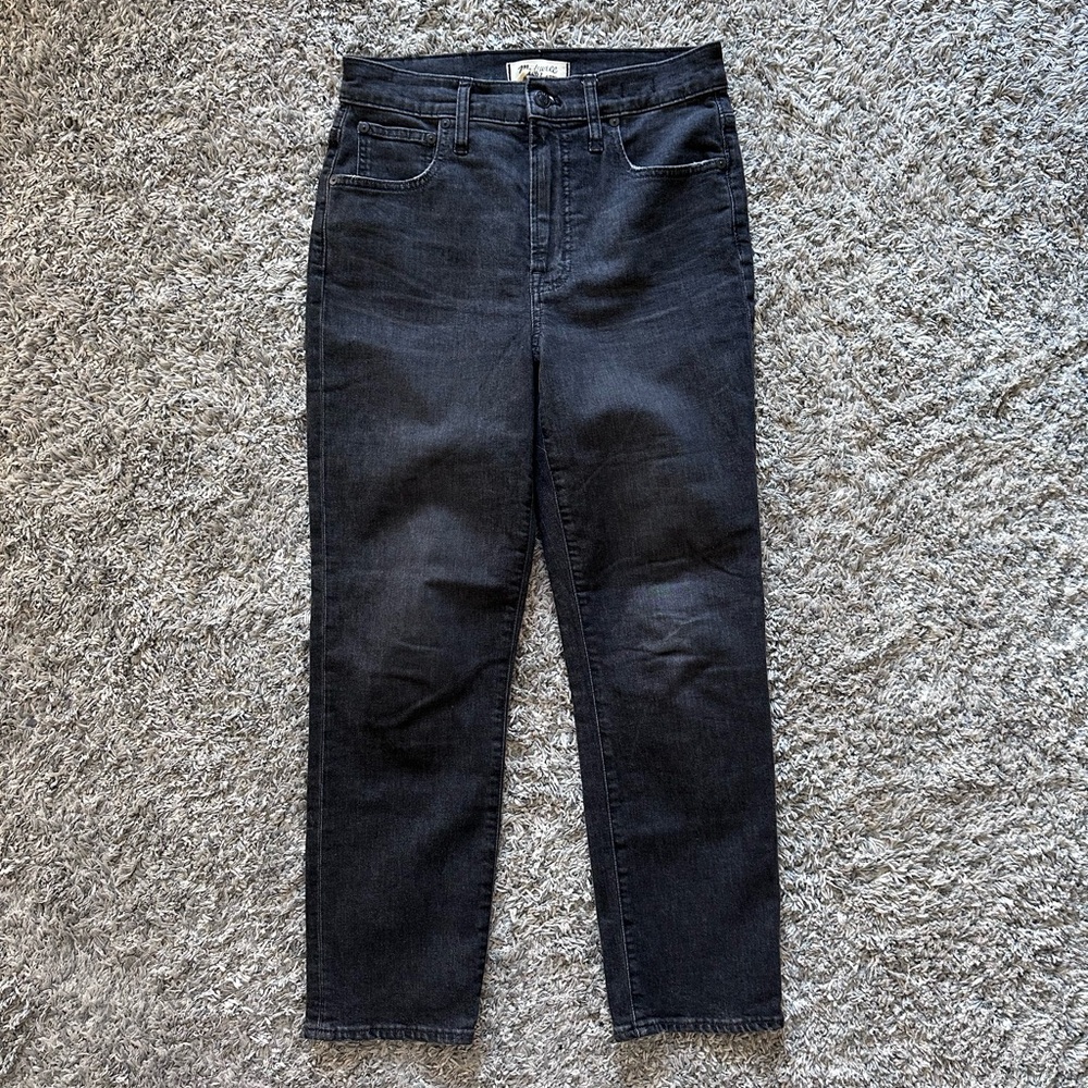 Madewell perfect vintage crop jeans